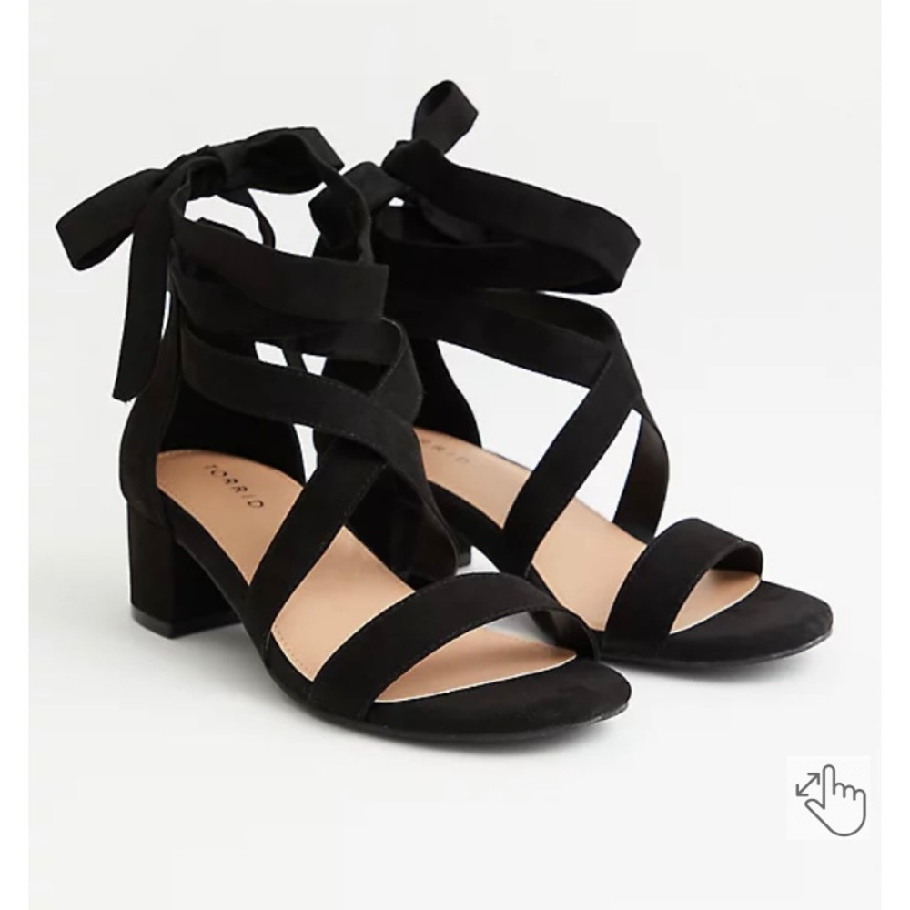 Lace-up Block Heel